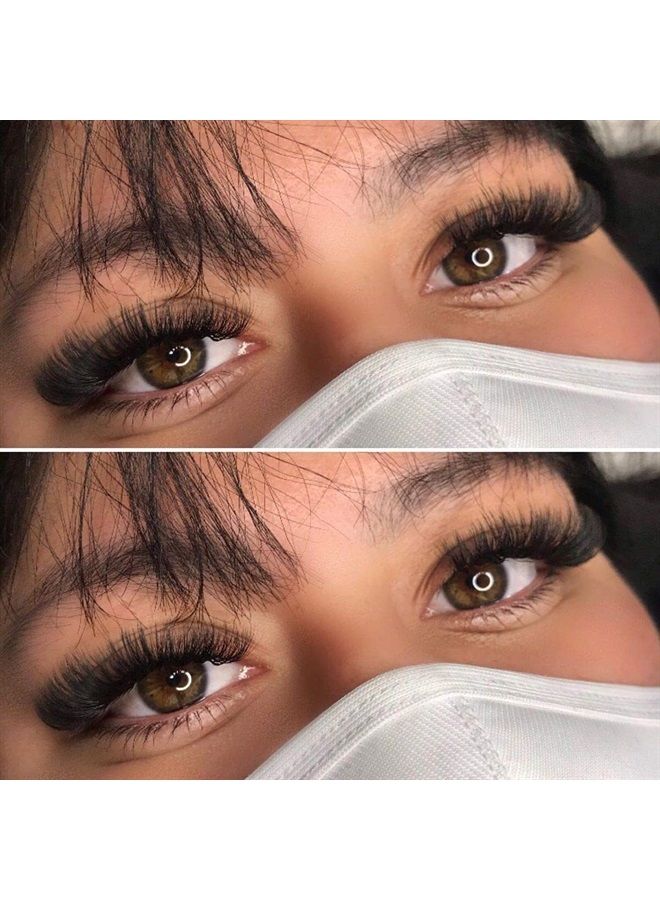 FADLASH - Lash Extension Supplies Volume Eyelash Extensions 0.07 D Curl 9mm Easy Fanning Volume Lashes FADLASH Self Fanning Lashes (0.07-D, 9mm) - Image 1
