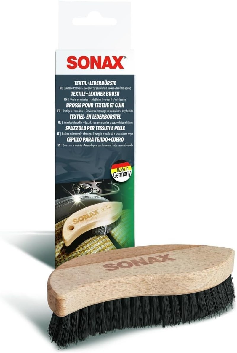 Sonax (416741) Textile & Leather Brush,Black - Image 1