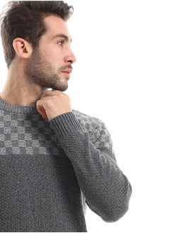 Caesar Wool Mens Pullover With Multi Design  - Image 4