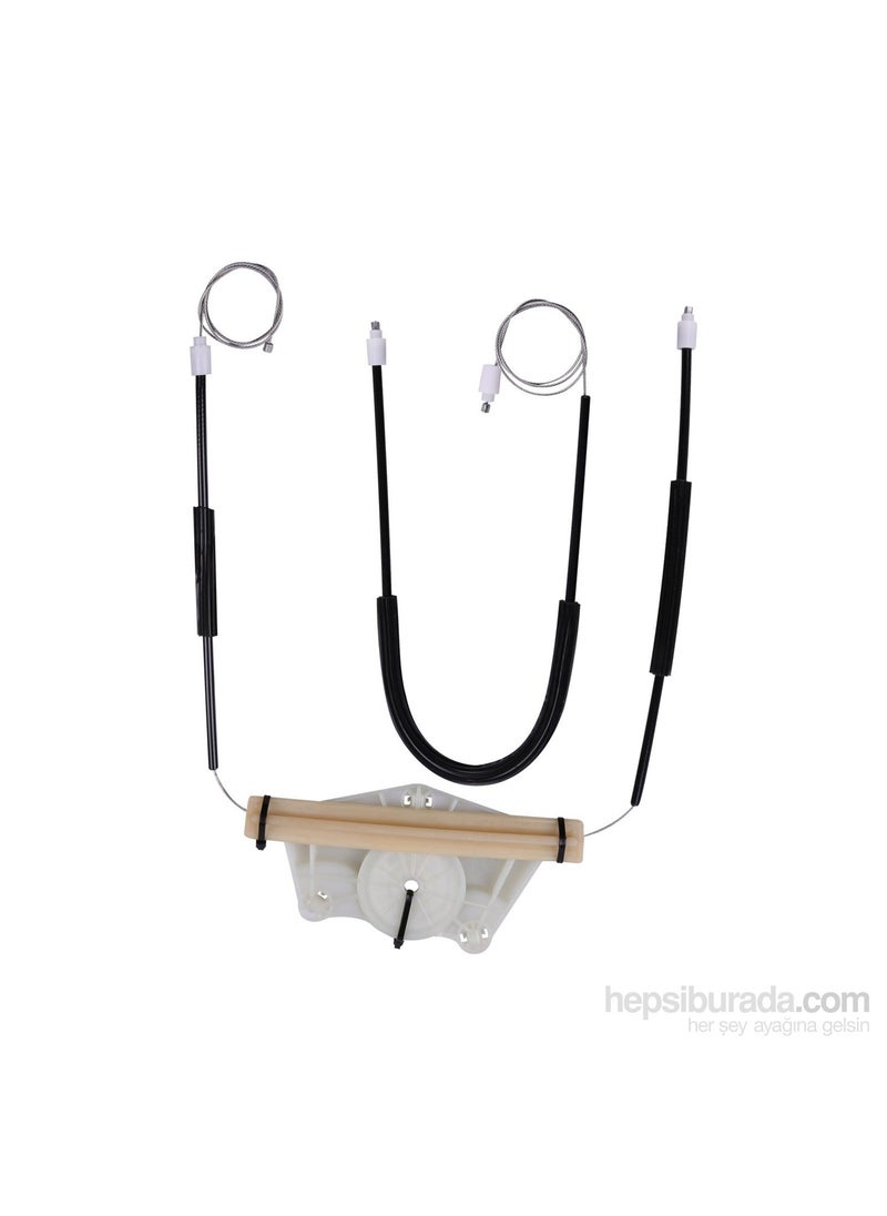 Bross Otomotiv Bross Automotive Front Left Door Window Regulator Repair Kit for Skoda Fabia Mk1 99-2006  - Image 1