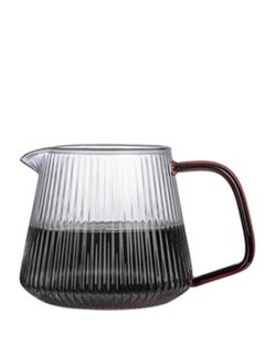 Glass Coffee Pot Vertical Striped Coffee Maker Glass Coffee Maker V Spout Coffee Tea Maker Utility Coffee Appliance Reusable - pzsku/Z9C2BCB43D98AF21C28A9Z/45/_/1716032832/db5e3a32-8e97-4f7a-8115-07f5a37b4a2d