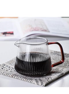 Glass Coffee Pot Vertical Striped Coffee Maker Glass Coffee Maker V Spout Coffee Tea Maker Utility Coffee Appliance Reusable - pzsku/Z9C2BCB43D98AF21C28A9Z/45/_/1716032872/c7d4957a-91b7-4fb1-b583-e412c5a16e54