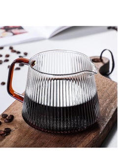 Glass Coffee Pot Vertical Striped Coffee Maker Glass Coffee Maker V Spout Coffee Tea Maker Utility Coffee Appliance Reusable - pzsku/Z9C2BCB43D98AF21C28A9Z/45/_/1716032892/62d9a913-3d33-4086-9c03-c88d6a2448c8