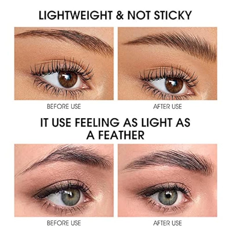 Brow Gel, Eyebrow Gel, Waterproof Brow Gel Clear, Transparent Sweat-Proof Smudgeproof Brow Fix Gel Natural Look Eyebrow Styling Repair Make-Up, Eye Brow Gel for Natural Eyebrow Styling - Image 4