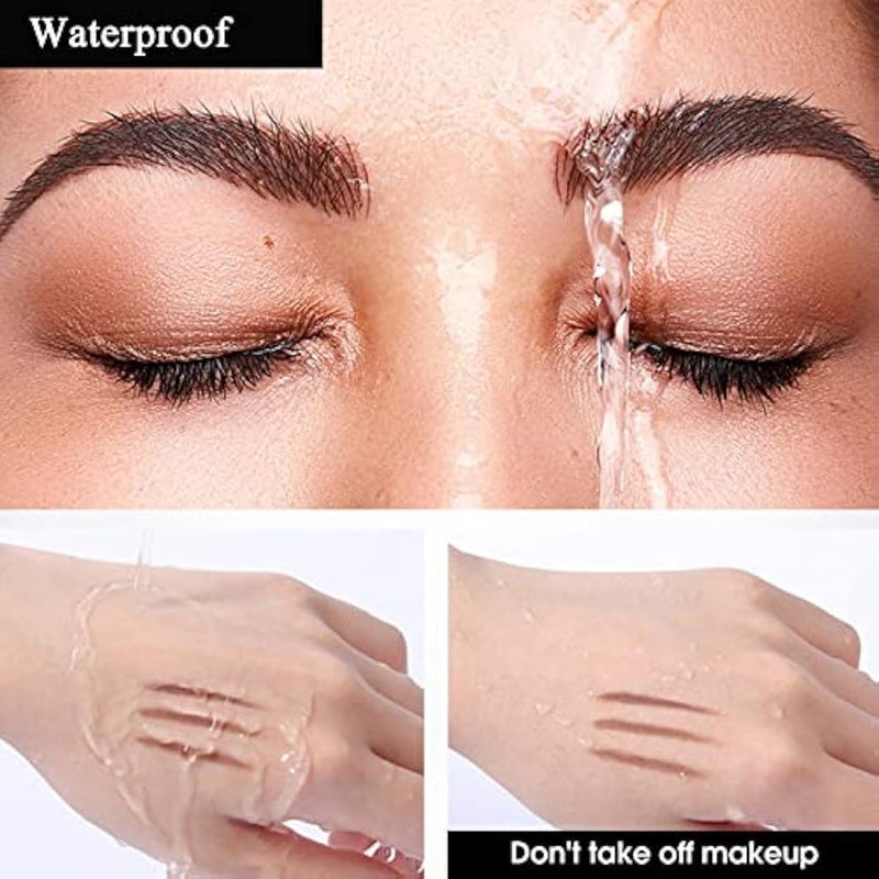 Brow Gel, Eyebrow Gel, Waterproof Brow Gel Clear, Transparent Sweat-Proof Smudgeproof Brow Fix Gel Natural Look Eyebrow Styling Repair Make-Up, Eye Brow Gel for Natural Eyebrow Styling - Image 3