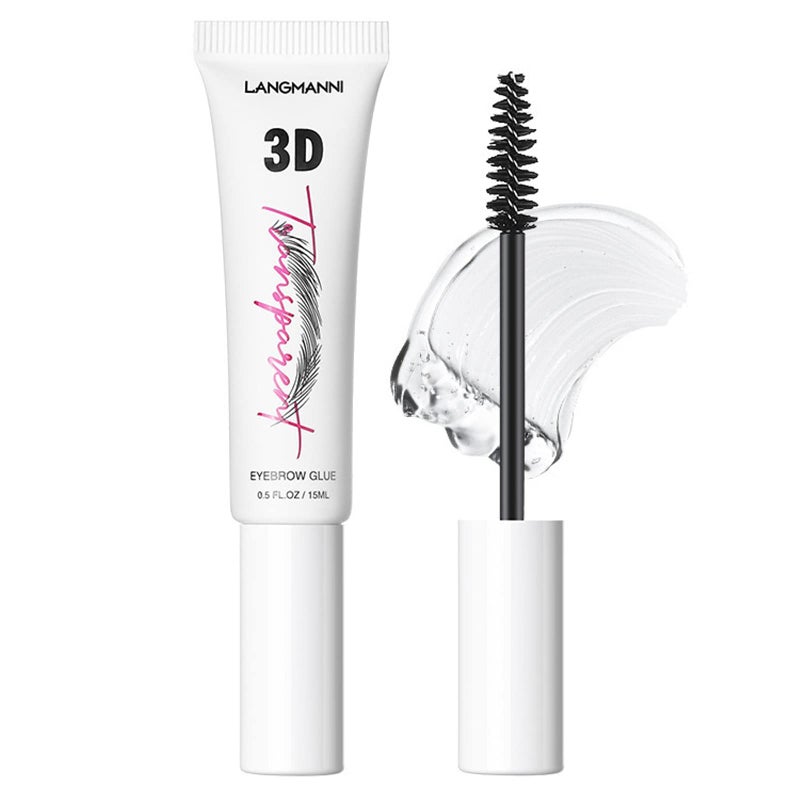 Brow Gel, Eyebrow Gel, Waterproof Brow Gel Clear, Transparent Sweat-Proof Smudgeproof Brow Fix Gel Natural Look Eyebrow Styling Repair Make-Up, Eye Brow Gel for Natural Eyebrow Styling - Image 1