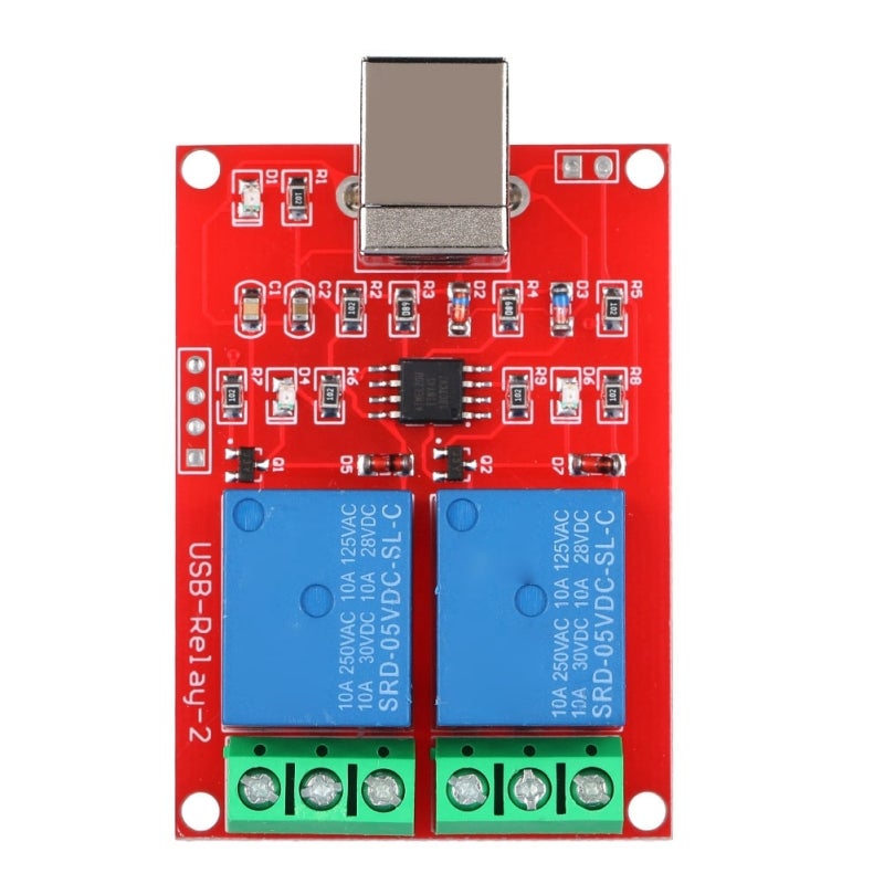 وحدة تبديل USB مع واجهة USB مربعة مدمجة - وحدة ترحيل HID تعمل بتقنية التوصيل والتشغيل لأنظمة WIN7 XP 32-بت و64-بت - Image 1