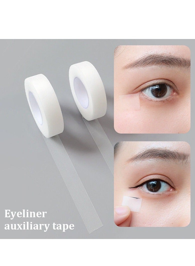 قِيرّا 3 لفافة من شريط تمديد الرموش، شريط للعين لتمديد الرموش، شريط من القماش المسامي القابل للتنفس لإمدادات تمديد الرموش (9 أمتار) - Image 4