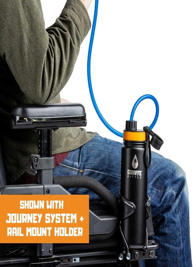 Giraffe Bottle Aluminum Bottle Holder with Rail Mount Bracket (Universal for Quantum, Permobil, and Similar) - Image 5