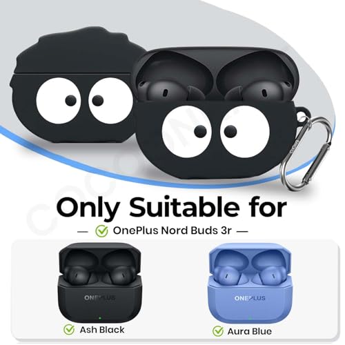 Cocoonkart Cartoon Silicone Case Cover Compatible for OnePlus Nord Buds 3r (2025) -Briquette - Image 2