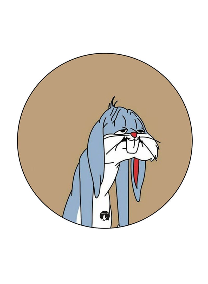 RKN Bugs Bunny Printed Mouse Pad Round  Multicolour
