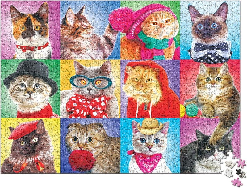 eurographics Silly Cats Family Puzzle 300pc - Image 1
