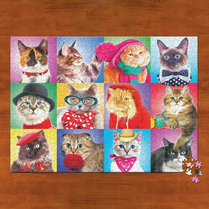 eurographics Silly Cats Family Puzzle 300pc - Image 2