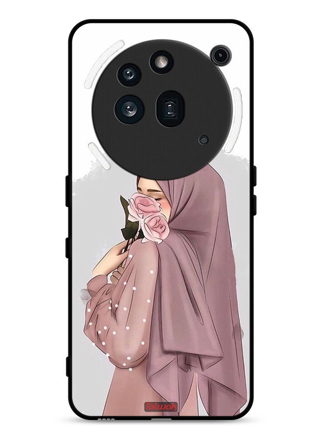 Tolwak Nothing Phone (3a) Pro Protective Case Cover Holding Roses Girl Art - Image 1