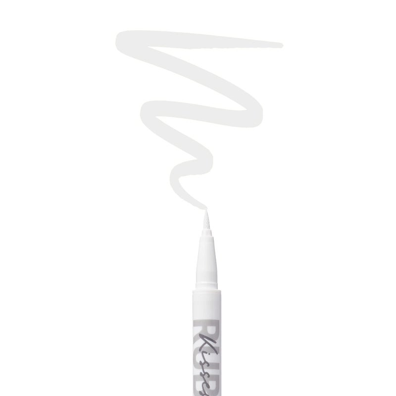 Ruby Kisses Party Proof Eyeliner, Pastel Colors Premium Felt-tip Waterproof Long-lasting Eyeliner (Snow White) - Image 2