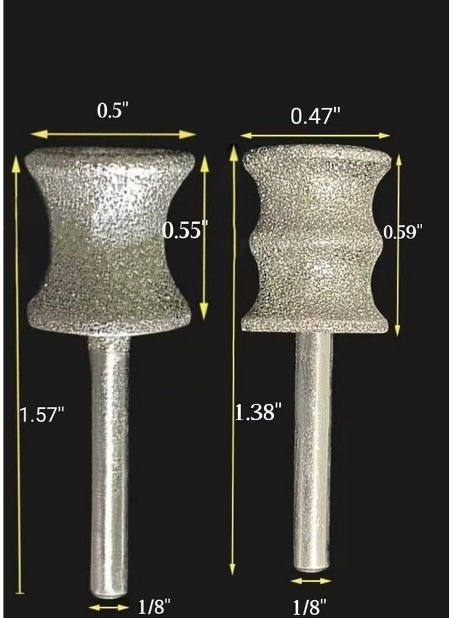 Generic Diamond Rotary Nail Grinder Bits for Dog-Dog Nail Grinder Replacement Heads-Replaced Dog Nail Grinder Wheel- Pet Nail Grinder Attachment 2-Pack  - Image 2