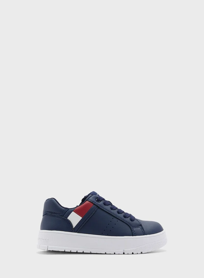 TOMMY HILFIGER Kids Low Top Lace Up Sneakers