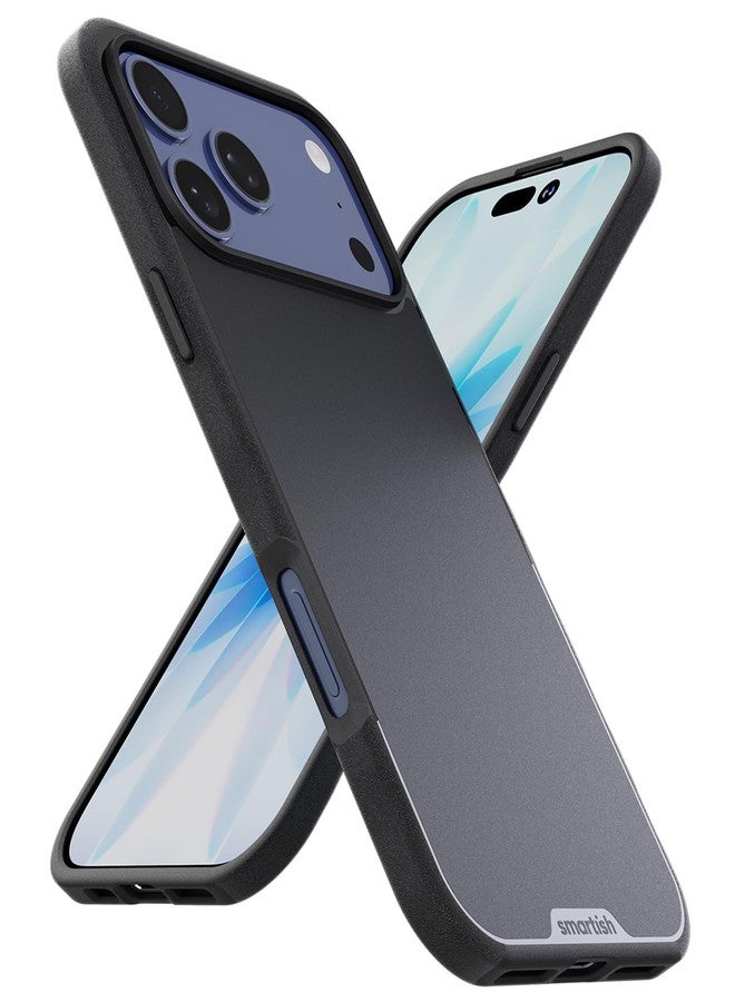 Smartish® iPhone 2025 Pro Max MagSafe Case - Gripmunk Magnetic Slim Case [Lightweight + Protective] Thin Grip Cover with Microfiber Lining for Apple iPhone 2025 Pro Max - Black Tie Affair - Image 1