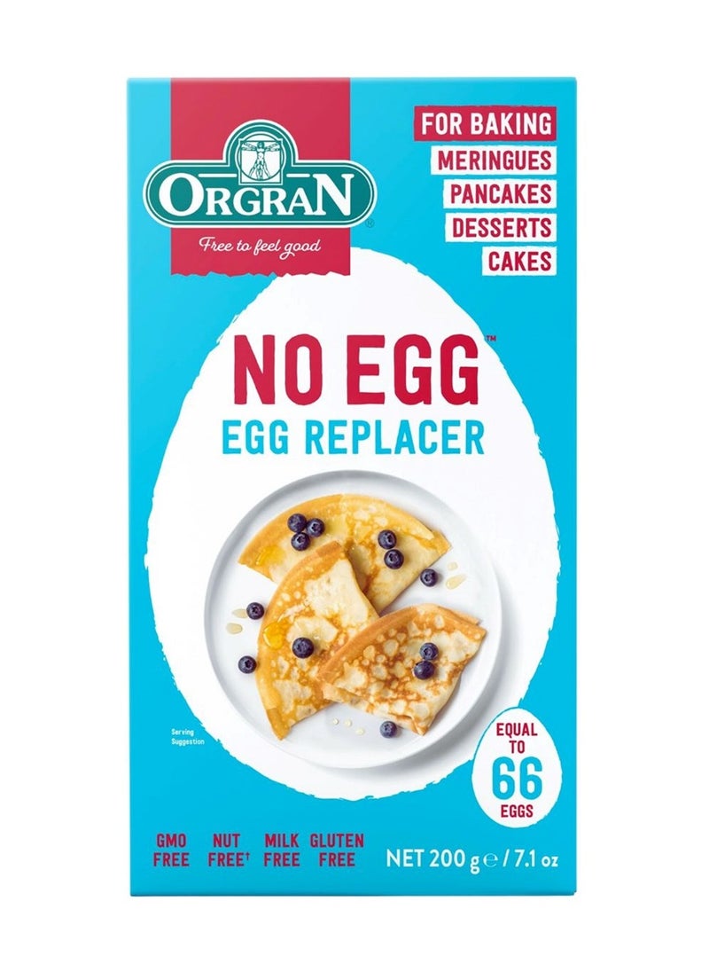 Orgran Egg Replacer Mix, No Egg, 200g 