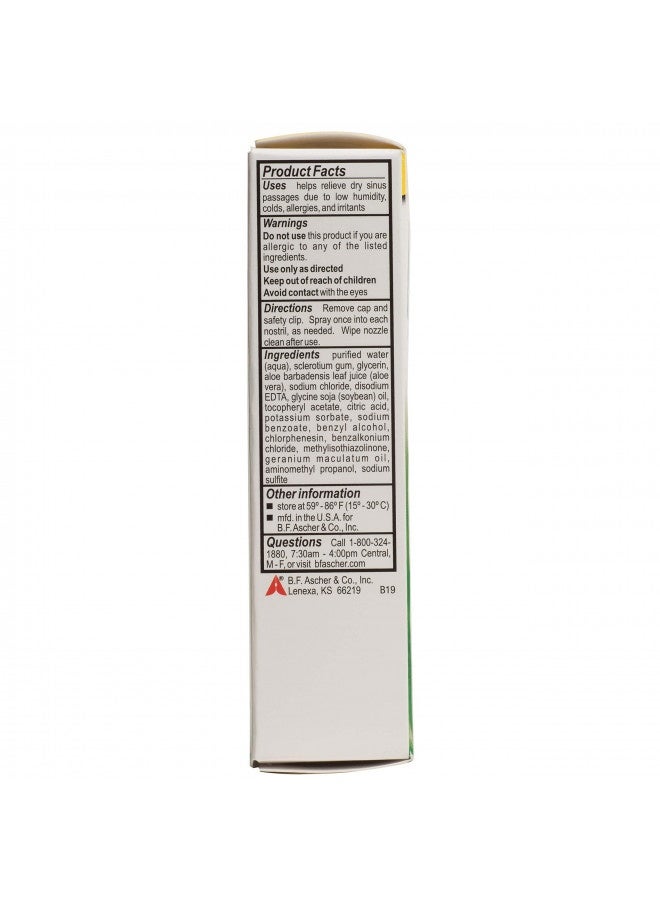 AYR Ayr Saline Nasal Gel No-Drip Sinus Spray With Soothing Aloe Vera, 0.75 Fl Oz Spray Bottle, (Pack Of 1) - Image 3