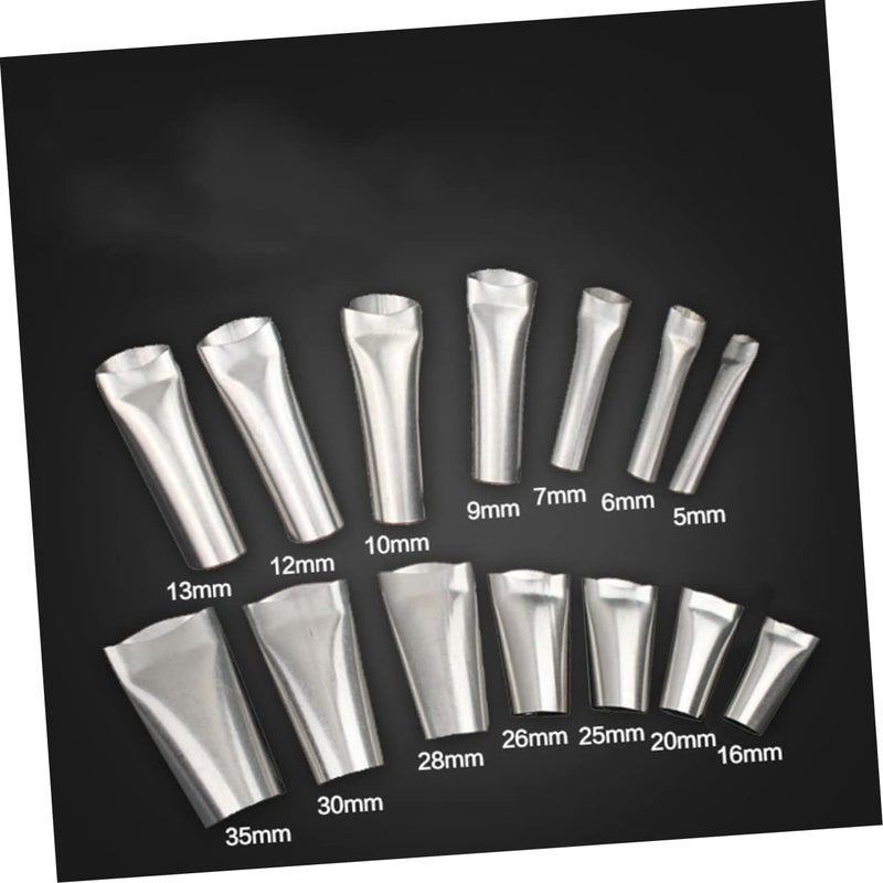 Generic 13pc Stainless Steel Caulk Nozzle Alicator Tool Kit Caulking Nozzle Set for Finishing Sealant Dispenser Tool - Image 5
