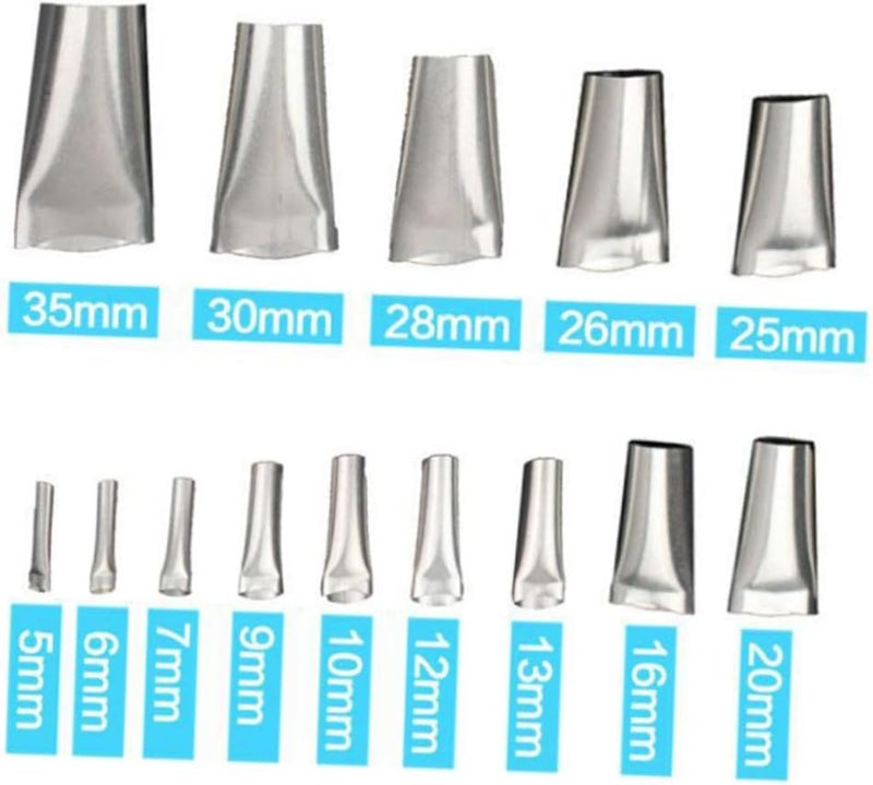 Generic 13pc Stainless Steel Caulk Nozzle Alicator Tool Kit Caulking Nozzle Set for Finishing Sealant Dispenser Tool - Image 2