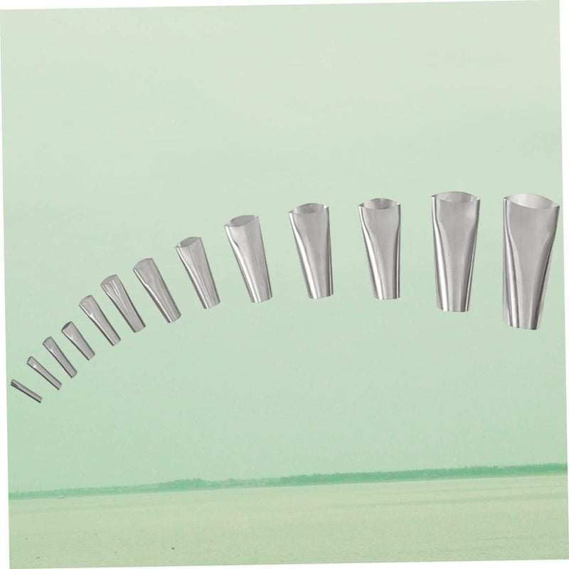 Generic 13pc Stainless Steel Caulk Nozzle Alicator Tool Kit Caulking Nozzle Set for Finishing Sealant Dispenser Tool - Image 1