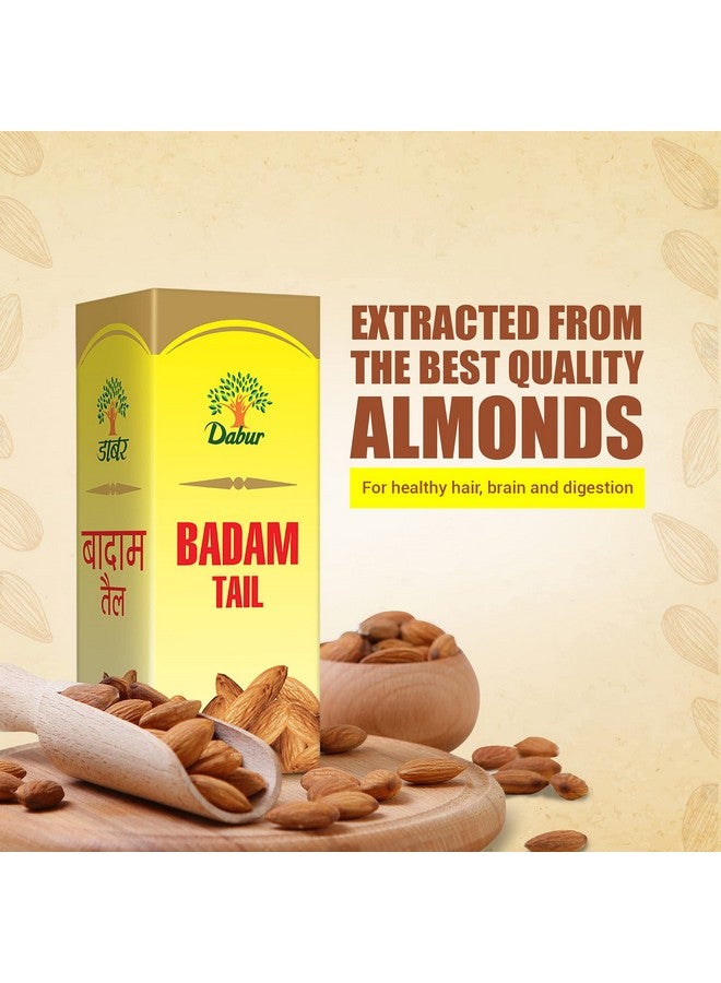 Dabur Badam Tail : Sweet Almond Oil | Rich in Vitamin -E for Healthy Skin , Hair and Body - 100ml - Image 3