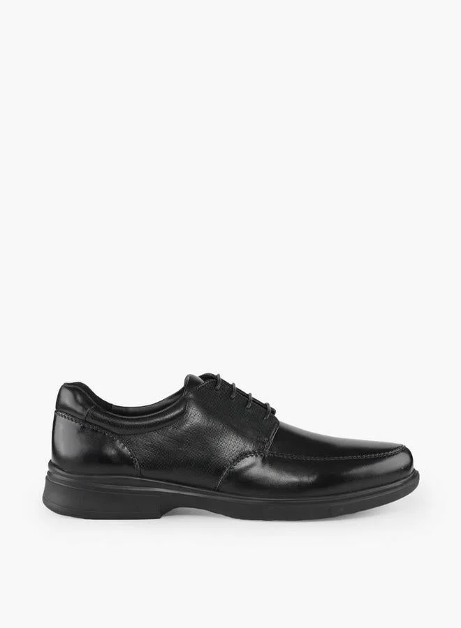 Le Confort Men Lace-Up Leather Derby Shoes