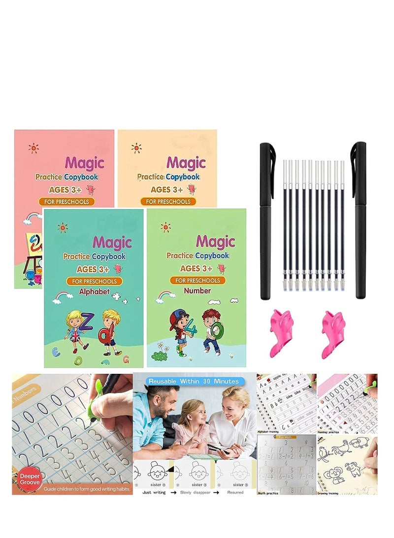Altheqa Sank Magic Practice Copybook Calligraphy Practical Reusable Hand Writing Tool Set For Preschooler - Image 1
