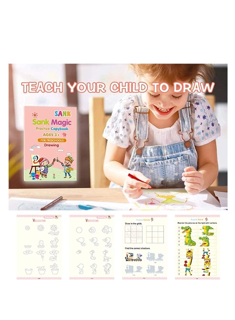 Altheqa Sank Magic Practice Copybook Calligraphy Practical Reusable Hand Writing Tool Set For Preschooler - Image 5