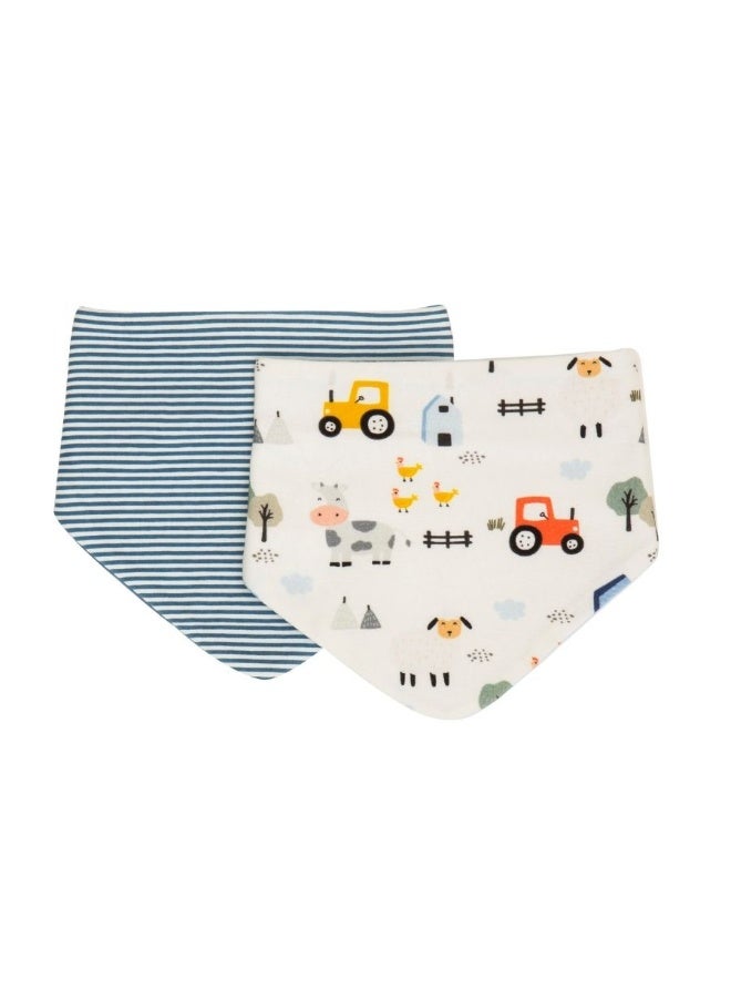 All4Ella Barnyard Bandana Bibs 2 Pack - Image 1