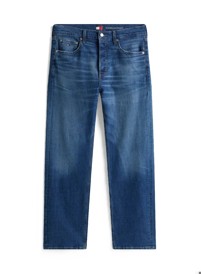 TOMMY JEANS Denim Dark Otis Overdyed Regular Straight Leg Jeans for Men | Best Price UAE