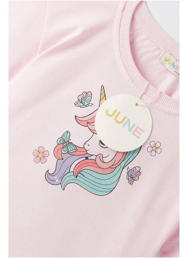 JUNE June Girl Tshirt Pink