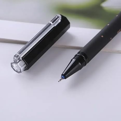 ARROLLIANT 12pcs Constellation Erasable Gel Pens 0.5mm Blue Ink Pen Smooth Writing for Student Note Taking Office School Stationary Supplies (blue pen-12) - Image 2