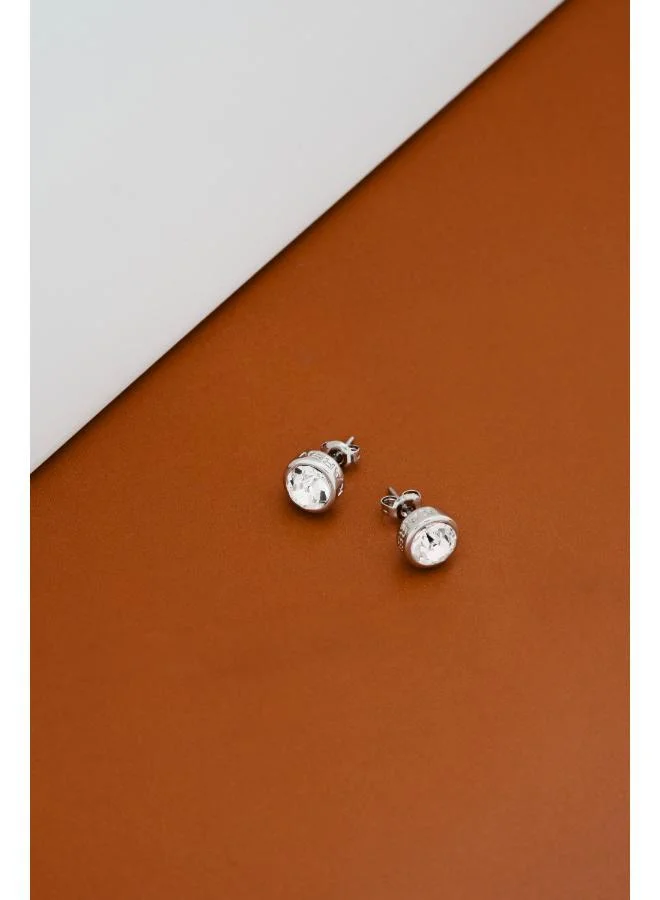 Karen Millen Logo Stud Earring