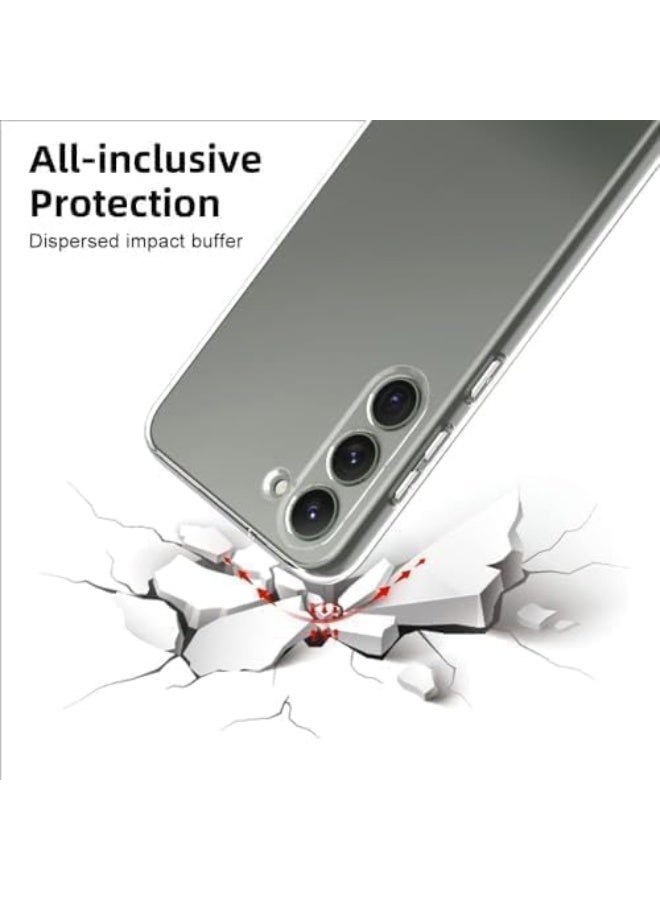 Muzz حافظة لهاتف سامسونج جالاكسي S25 حافظة شفافة مرنة من السيليكون TPU مقاومة للصدمات غطاء خلفي مطاطي شفاف - Image 4