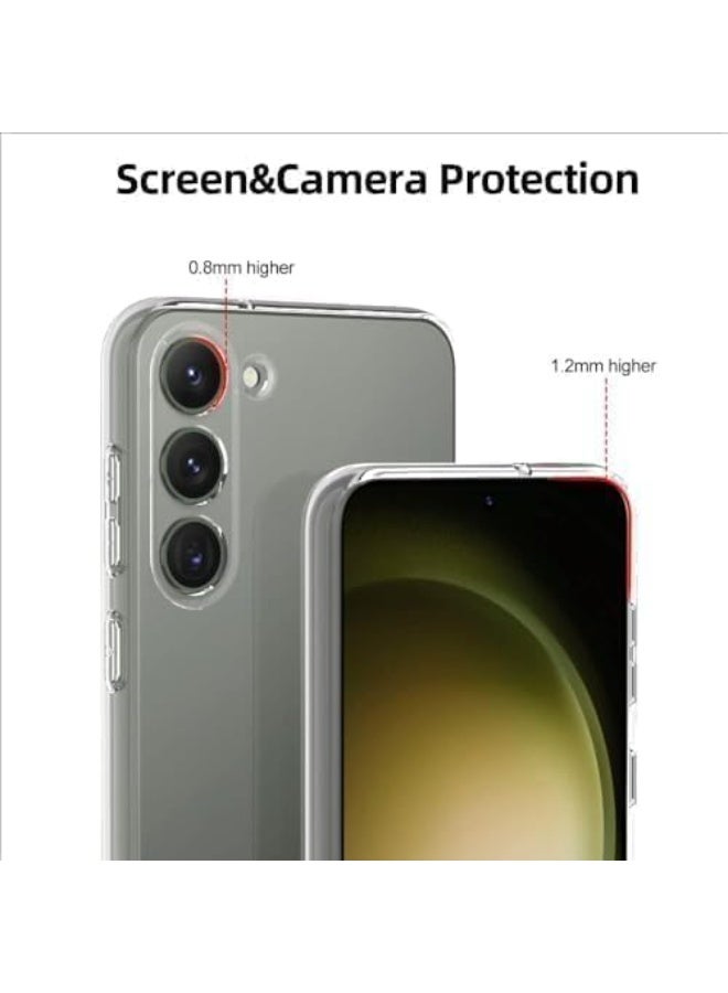 Muzz حافظة لهاتف سامسونج جالاكسي S25 حافظة شفافة مرنة من السيليكون TPU مقاومة للصدمات غطاء خلفي مطاطي شفاف - Image 3