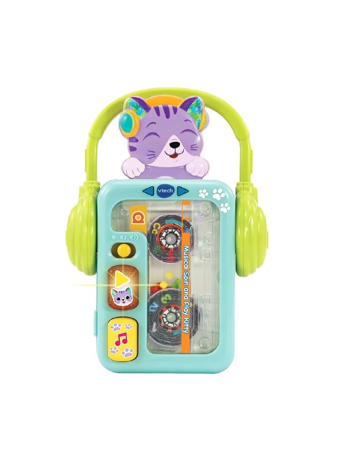 vtech Musical Spin And Play Kitty Toy  - Image 1