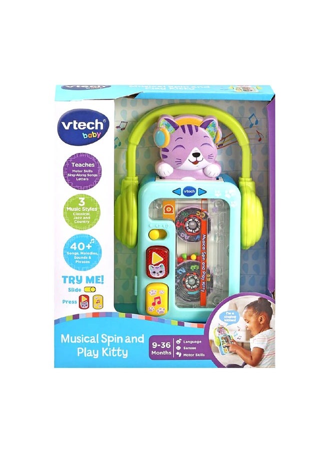 vtech Musical Spin And Play Kitty Toy  - Image 3