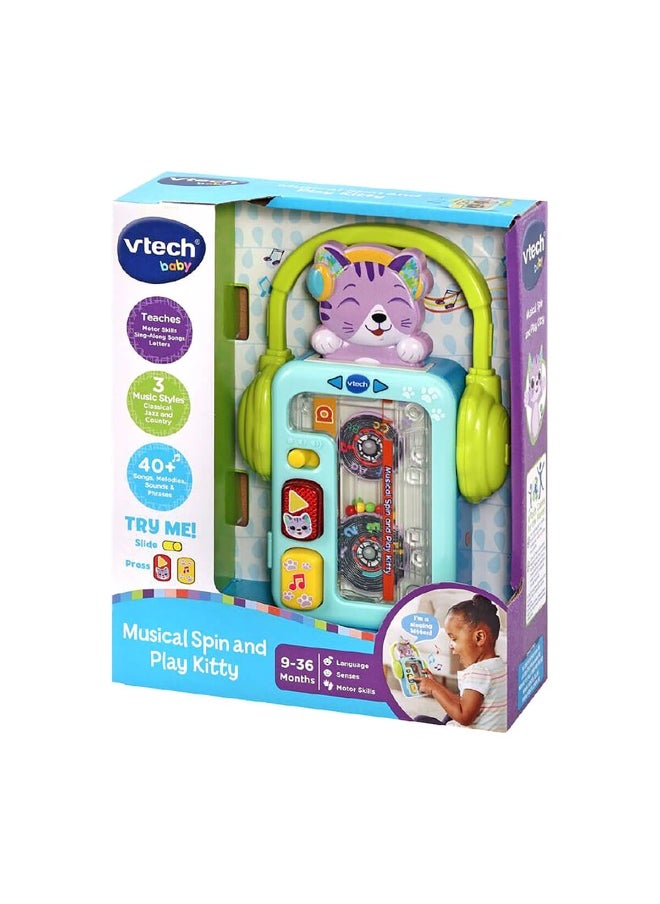 vtech Musical Spin And Play Kitty Toy  - Image 2
