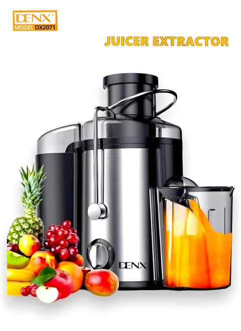 Juicer Extractor DX2071 – Unleash Pure Nutrition and Flavor with Powerful 800W Motor and Easy-to-Use Design for Daily Freshness