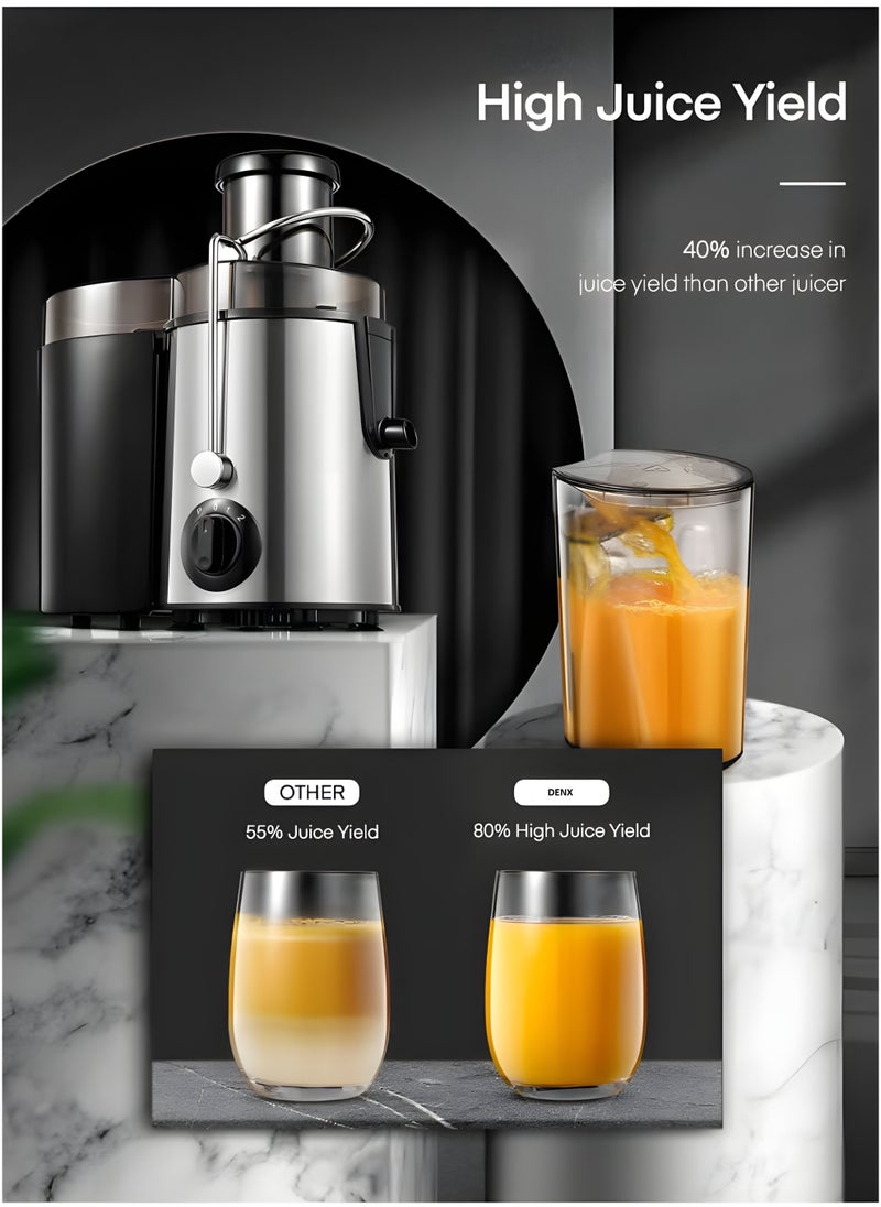 Juicer Extractor DX2071 – Unleash Pure Nutrition and Flavor with Powerful 800W Motor and Easy-to-Use Design for Daily Freshness