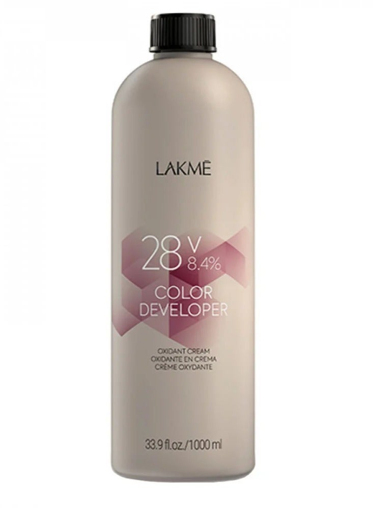 LAKME Oxidant Cream 28V 8.4% Color Developer 1000 ml - Image 2