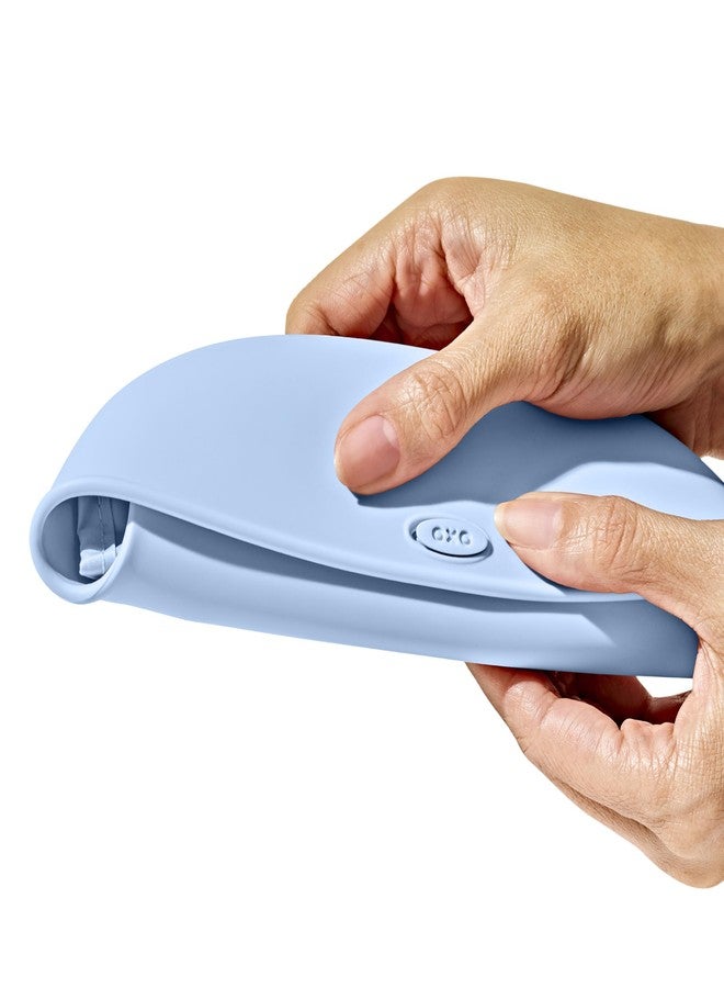 OXO Tot Roll-Up Bib - 2 Pack - Drizzle and Dusk - Image 4