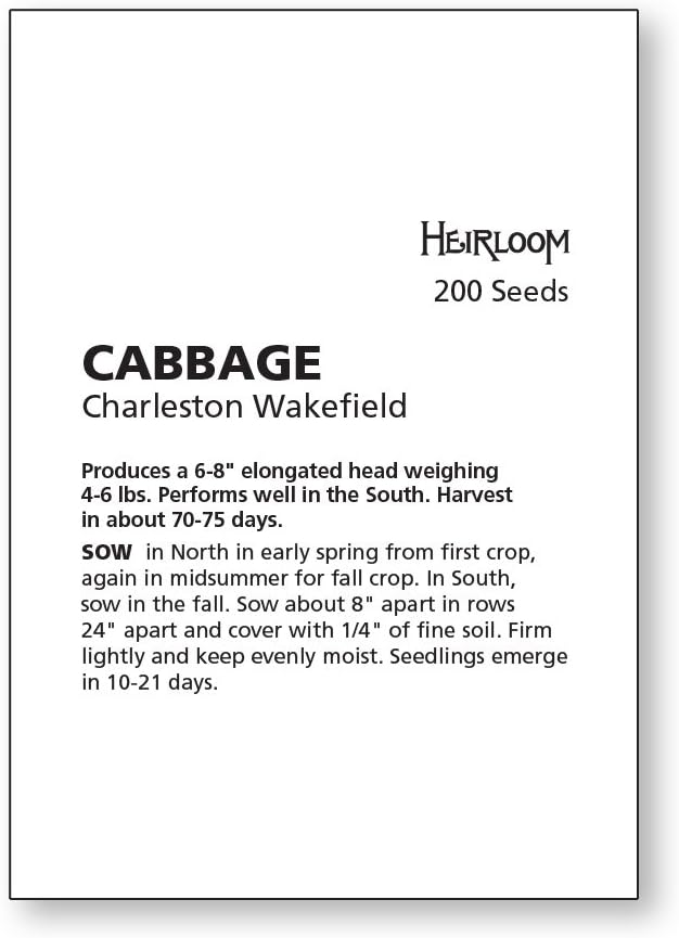 Burpee بذور كابوتشا تشارلستون ويكفيلد 200 بذور - Image 4