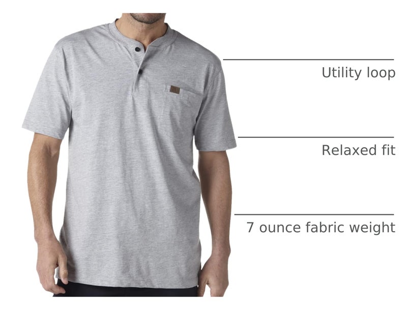 WranglermensShort Sleeve Henley - Image 3