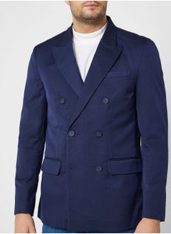 Robert Wood Double Breasted Slim Fit Blazer  - Image 3