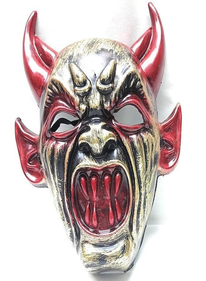 ARYANSH SHOPPE Costume Devil Plastic Mask Kids & Adults Halloween Fancy Dress Costume Accessories (PACK OF 1) - Image 2