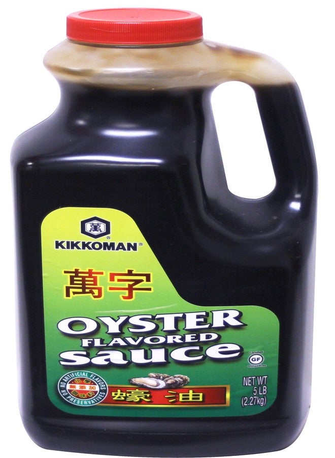 Kikkoman Oyster Flavored Sauce, No Added MSG, Green Label, 5 Pound - Image 1